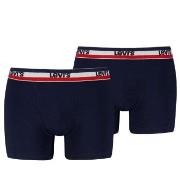 Levis 2P Sportswear Logo Base Boxer Marine bomull Large Herre