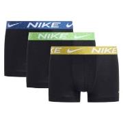 Nike 6P Everyday Essentials Micro Trunks Svart/Grønn nylon Large Herre