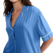 Triumph Amourette Jacquard Boyfriend Shirt Blå viskose 38 Dame