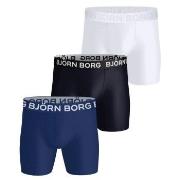 Björn Borg 3P Sports Microfiber Boxers Mixed polyester Medium Herre