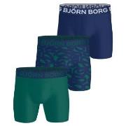 Björn Borg 3P Sports Microfiber Boxers Blå/Grønn polyester XX-Large He...