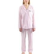 Esprit Calista Flannel Pyjamas Set Hvit/Rosa bomull 42 Dame