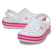 Crocs Crocband Clog Toddler Rosa/Hvit US C10 (EU 27-28) Barn