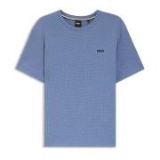 BOSS Waffle T Shirt Himmelsblå Large Herre