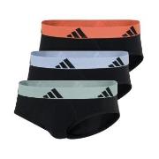 adidas 3P Active Flex Cotton Brief Svart/Oransje bomull X-Large Herre