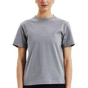 Bread and Boxers T-Shirt Classic Grå/Blå økologisk bomull Small Dame