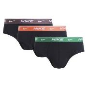 Nike 3P Everyday Essentials Cotton Stretch Hip Brief Oransje bomull La...