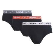 Nike 3P Everyday Essentials Cotton Stretch Hip Brief Hvit bomull Small...