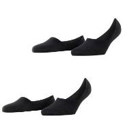 Burlington Strømper 2P Everyday Women Invisibles Svart Str 37/38 Dame