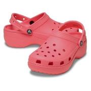 Crocs Classic Platform Clog Bringebærrød US W9 (EU 39-40) Dame
