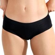 Bread and Boxers Cotton Hipsters Truser 2P Svart økologisk bomull Medi...