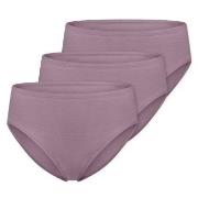 Schiesser Truser 3P Essentials Cotton Briefs Fiolett bomull 40 Dame