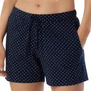 Schiesser Women Mix and Relax Shorts Prikket bomull 46 Dame