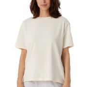 Schiesser Women Mix and Relax T-Shirt Krem bomull 42 Dame