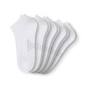 Schiesser Strømper 5P Women Sneaker Socks Hvit Str 39/40 Dame