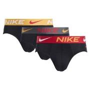 Nike 6P Dri-Fit Essential Micro Hip Brief Svart/Gul polyester Large He...