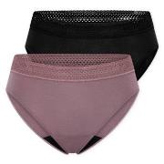 Schiesser Truser 2P Care Rio Period Pants Mixed bomull 38 Dame