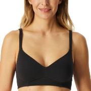 Schiesser BH Unique Cotton Soft Bra Svart bomull B 75 Dame