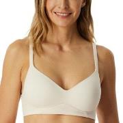 Schiesser BH Unique Cotton Soft Bra Krem bomull C 75 Dame