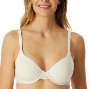 Schiesser BH Unique Cotton Wired Bra Krem bomull C 75 Dame