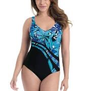 Anita Luella Swimsuit Svart/Blå C 48 Dame
