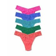 Hanky Panky Truser 5P Signature Lace Original Rise Thongs Mixed nylon ...