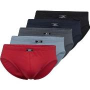 JBS 5P Organic Cotton Mini Slip Brief Svart/Rød økologisk bomull Large...