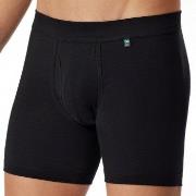 Schiesser Long Life Cotton Cyclist Boxer Svart bomull Medium Herre