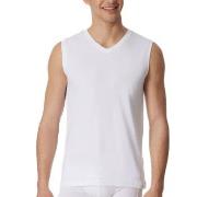 Schiesser Long Life Cotton Tank Top Hvit bomull Small Herre