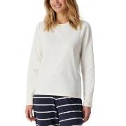 Schiesser Mix and Relax Cotton Longsleeved Shirt Benhvit bomull 48 Dam...