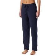 Schiesser Mix and Relax Long Cotton Pants Mørkblå bomull 36 Dame