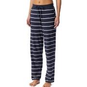 Schiesser Mix and Relax Long Cotton Pants Marine Stripet bomull 42 Dam...