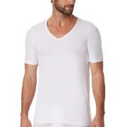 Schiesser 2P Organic Cotton V-Neck 3XL-4XL Hvit økologisk bomull 4XL H...