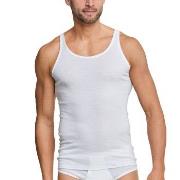 Schiesser Original Classics Fine Rib Undershirt Hvit bomull XX-Large H...