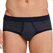 Schiesser Sport Brief With Fly Mørkblå bomull Large Herre