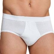 Schiesser 2P Sport Briefs With Fly Hvit bomull XX-Large Herre