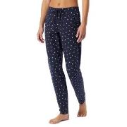 Schiesser Women Mix and Relax Cotton Pants Hvit/Marine bomull 40 Dame