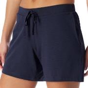 Schiesser Women Mix and Relax Cotton Shorts Mørkblå bomull 48 Dame