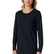Schiesser Women Mix and Relax Longsleeved Shirt Svart modal 34 Dame