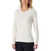 Schiesser Women Mix and Relax Longsleeved Shirt Benhvit modal 36 Dame