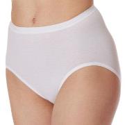 Schiesser Truser Luxury High Waist Pants Hvit bomull 46 Dame