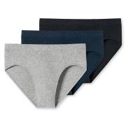 Schiesser 3P Supermini Organic Cotton Briefs Mixed bomull Small Herre