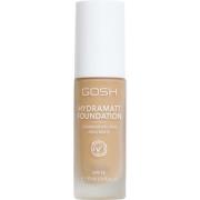 GOSH Hydramatt Foundation Medium - Red/Warm Underrtone 008Y - 30 ml