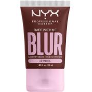 NYX Professional Makeup Bare With Me Blur Tint Foundation 22 Mocha - 3...