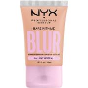 NYX Professional Makeup Bare With Me Blur Tint Foundation 04 Light Neu...