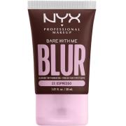 NYX Professional Makeup Bare With Me Blur Tint Foundation 23 Espresso ...