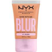 NYX Professional Makeup Bare With Me Blur Tint Foundation GOLDEN 07 - ...