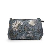 Ceannis Cosmetic Large Denim Blue Flower Linen 27*16*1 cm