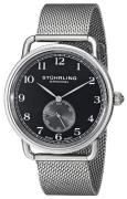 Stührling Original Herreklokke 207M.02 Sort/Stål Ø40 mm