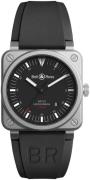 Bell & Ross Herreklokke BR-03-92-HOROGRAPH Br 03-92 Sort/Gummi